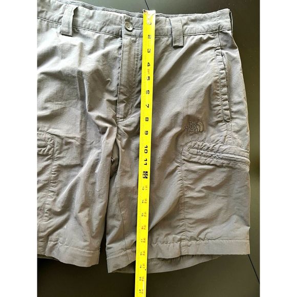 TNF The North Face Men's Shorts Gray, Grey, Size34 Quick Dry Performance Fabric - Picture 9 of 11